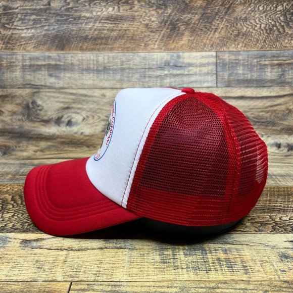 Lagunitas Brewing Company Mens Trucker Hat Navy Snapback Beer Dog Baseball Cap - Picture 4 of 8